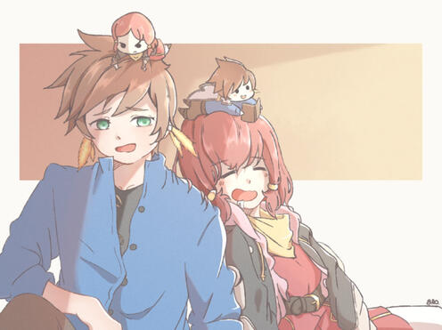 "Tales of Zestiria" Commissioned Illustration "Tales of Zestiria" Commissioned Illustration